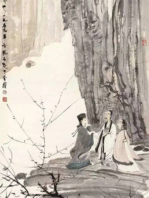 傅抱石 《赤壁怀古》