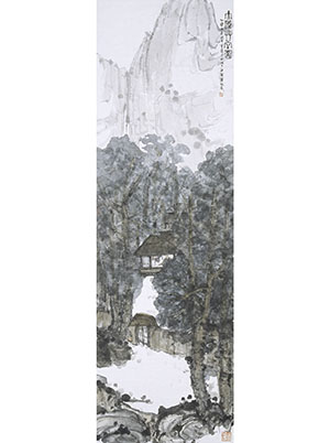 傅抱石 《大涤草堂图》