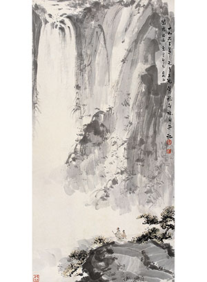 傅抱石 《飞流直下》