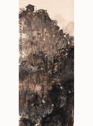 傅抱石 《秋山图》