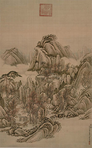 唐岱 《秋清图》