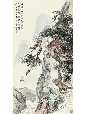 金梦石 《深山猿猱》