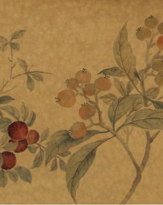 蒋溥 《秋实图》长卷