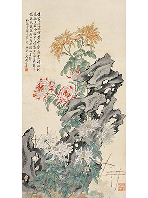 黄山寿 《三径冷香中》
