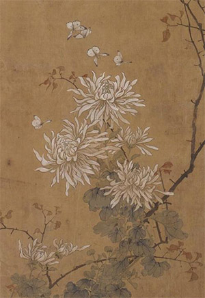 居巢 《菊逸图》