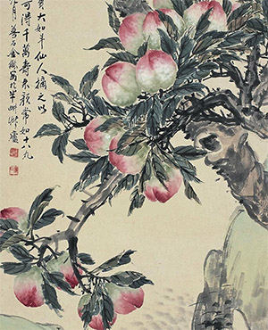 金梦石 《千年桃实大如斗》