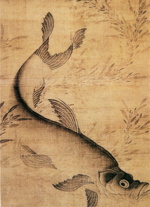 赖庵 《鳡鱼》