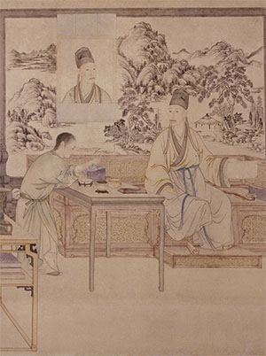 乾隆 《是一是二图》