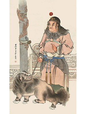 沙馥 《行者伏犼图》