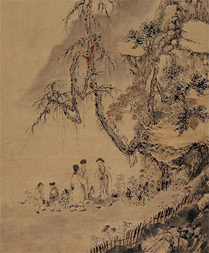 华嵒 《重阳秋光》