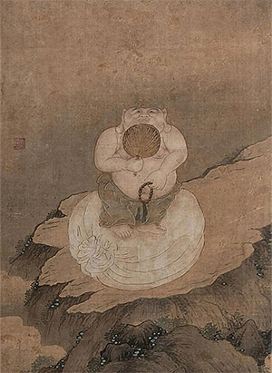 华嵒 《布袋罗汉》