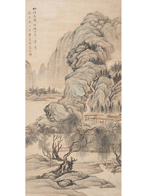 李蕙仙 《柳塘春晓》