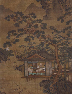 刘松年 《松山布道图》
