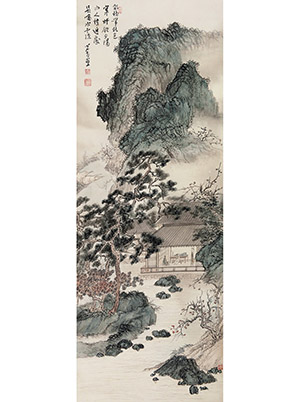 溥儒 《山房幽赏》