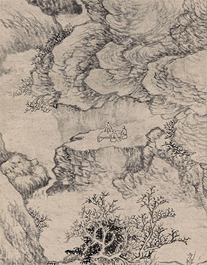 黄易 《野山幽赏》