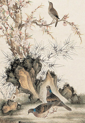 溥僩 《春酣图》