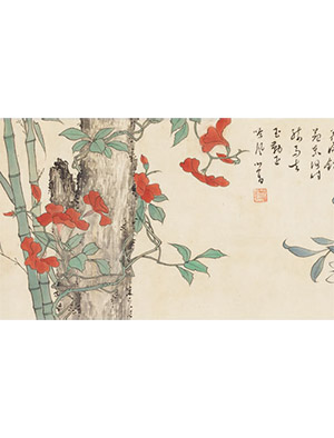 溥儒 《仿宋人花鸟卷》