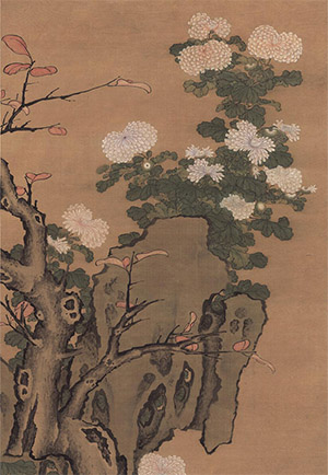 陆逵 《秋菊》