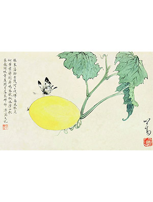 溥儒 《瓜瓞图》