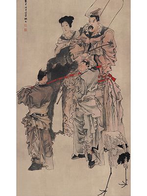 任伯年 《出游图》
