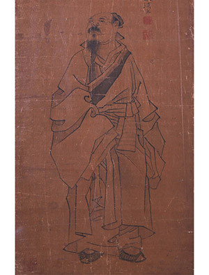 任伯年 《杜甫》