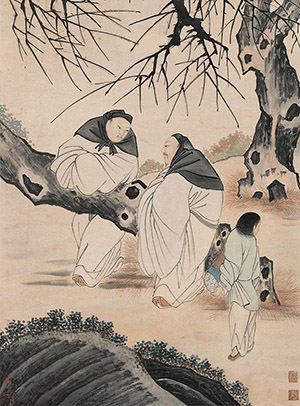 李士达 《林间高友》
