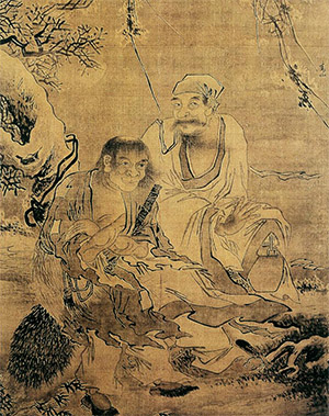 蒋贵 《寒山拾得》