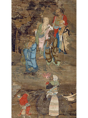 林庭圭 《五百罗汉-受胡输赆》
