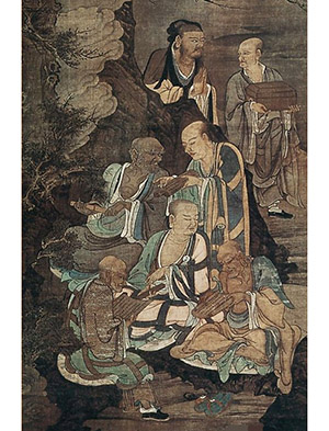 林庭圭 《五百罗汉-树下品梵》