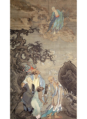 林廷瑞 《五百罗汉-迎天降瑞》
