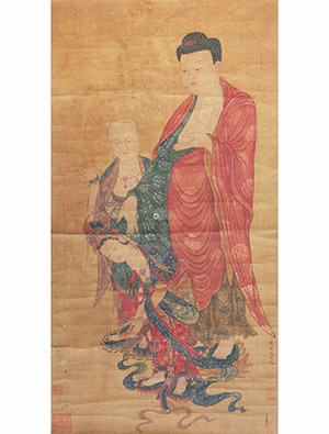 刘贯道 《佛像》