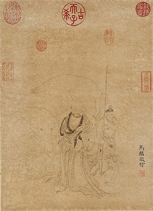马麟 《佛像》
