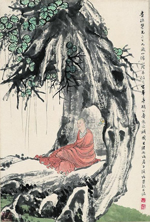 任伯年 《禅师像》