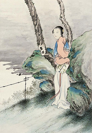 潘振镛 《春风拂画衣》