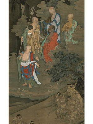 林庭圭 《五百罗汉 施财贫者》