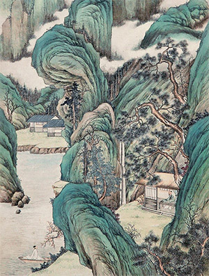 彭暘 《崇岚叠翠》
