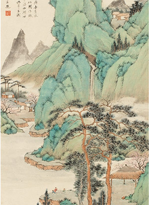 刘彦冲 《春山会友图》