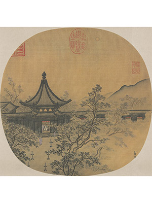 马麟 《秉烛夜游图》