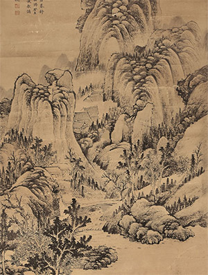 关槐 《深山幽居图》