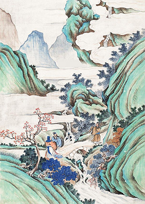 彭暘 《虎溪三笑》