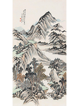 何维朴 《溪山秋爽图》