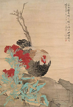 任伯年 《冠上加冠》