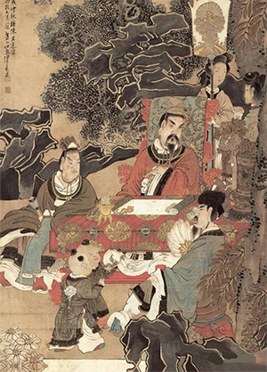 任熊 《祝寿图》