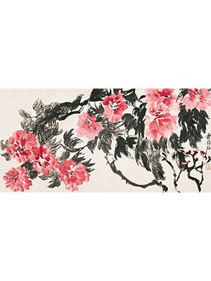 齐白石 《富贵长久》长卷