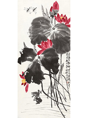 齐白石 《夏荷清趣》