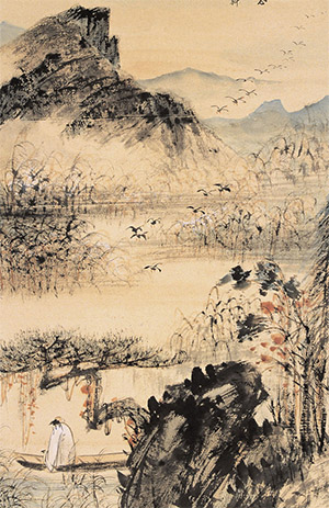 邵逸轩 《江涵秋水共天长》
