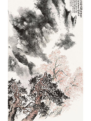 胡佩衡 《岳麓杏柏图》
