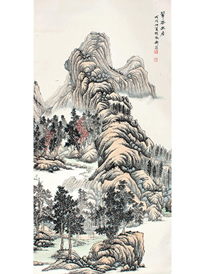 胡佩衡 《翠谷幽居》