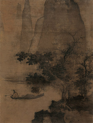 蒋嵩 《溪山渔隐》