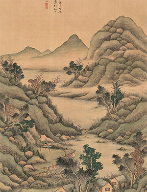 黄鼎 《春雨初霁》